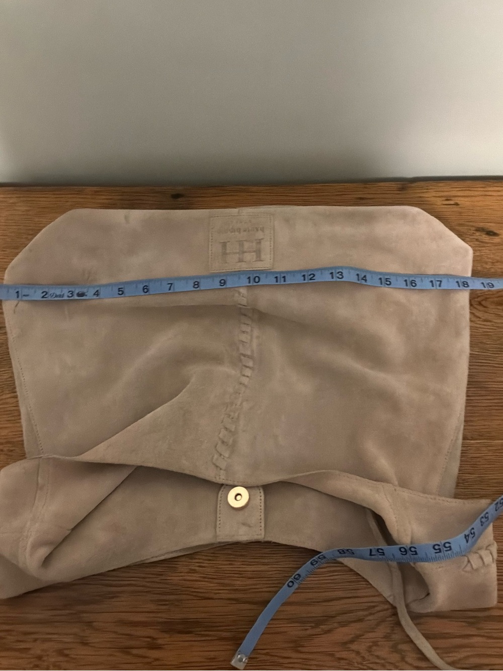 Haute Hippie classic Suede Boho Bag with Removable Pouch - Picture 11 of 12